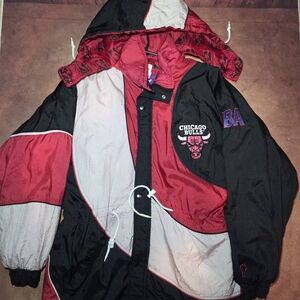JacketVtg Chicago Bulls Puffer Jacket Pro Player Men’s L 90